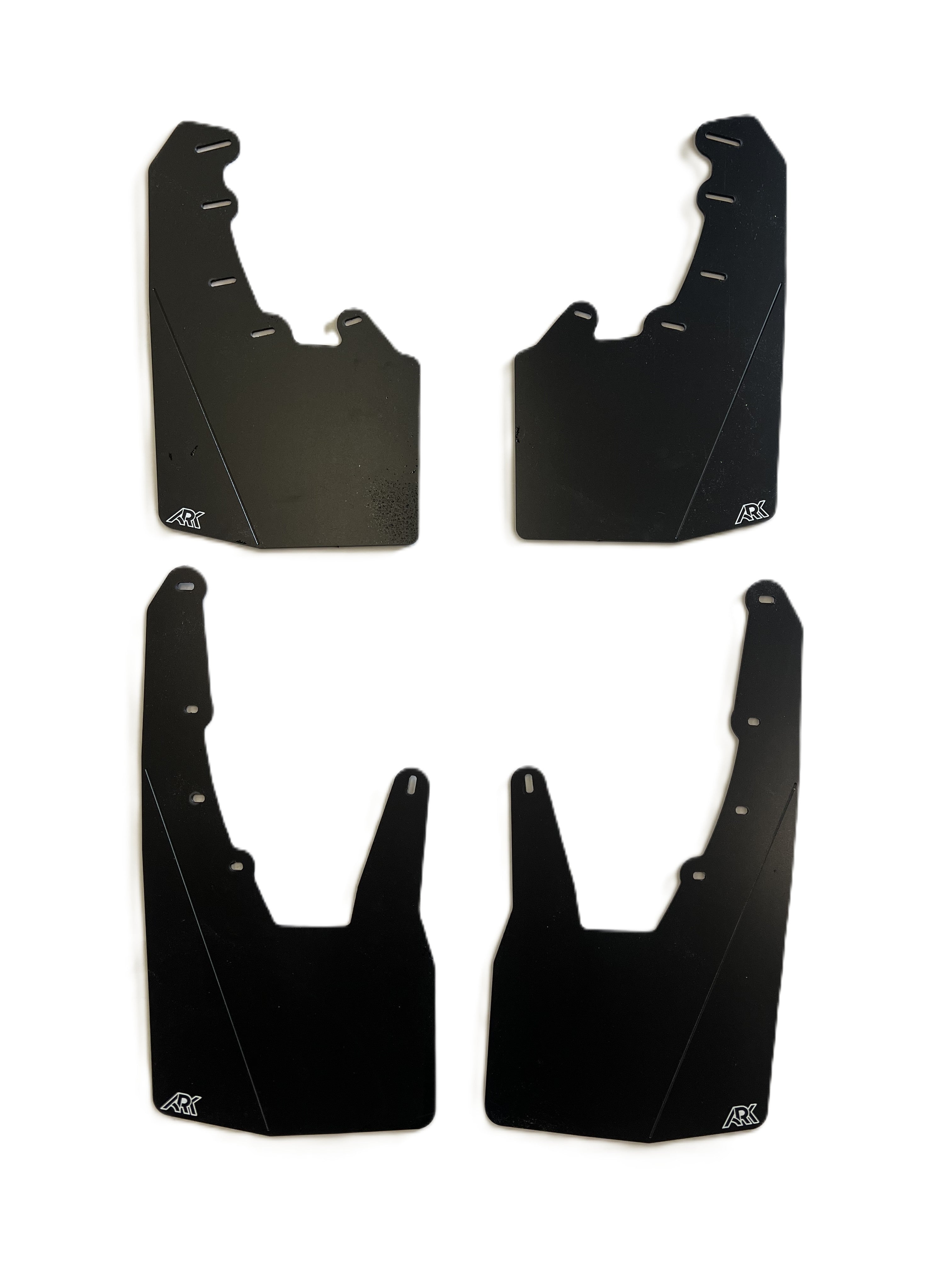2022+ Toyota Tundra TriXPoly Mudflaps designed for enhanced protection and durability, featuring a sleek black finish.