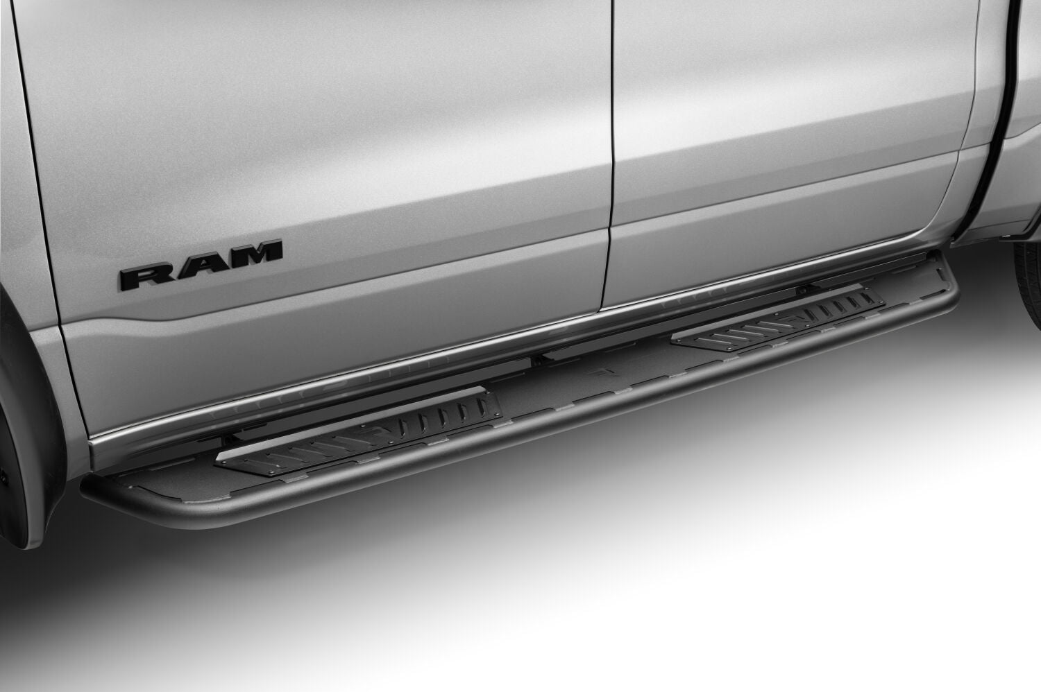 Roan Running Board Cab Length (2 Steps per Side) 2019-2025 (New Body Style) Ram 1500 Crew Cab Textured Black NFab
