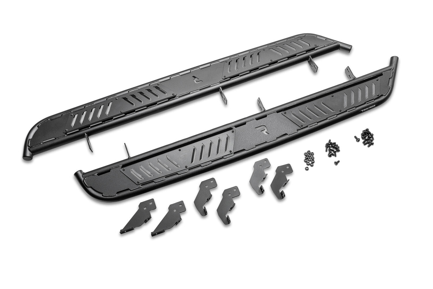Roan Running Board Full Length (2 Steps per Side) 2021-2025 Ford Bronco 2-Dr Textured Black NFab