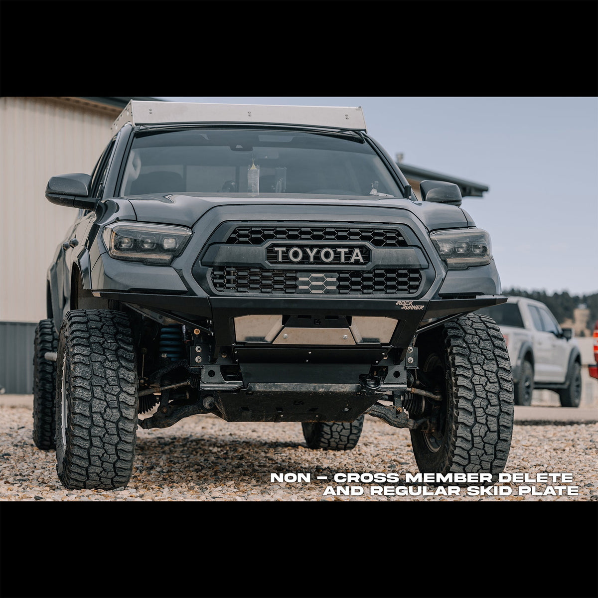 2016-2023 Toyota Tacoma Rock Runner Front Skid Plate w/Cross Member Delete