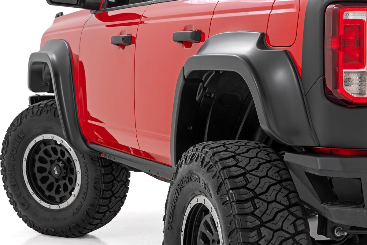 Fender Flares M7 Carbonized Gray Ford Bronco 4WD (2021-2025) Rough Country