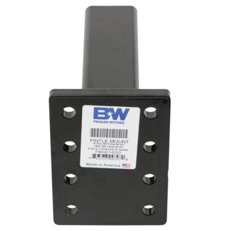 B&W Trailer Hitches 2.5" Pintle Mount 16K 8 Hole Model PMHD14202