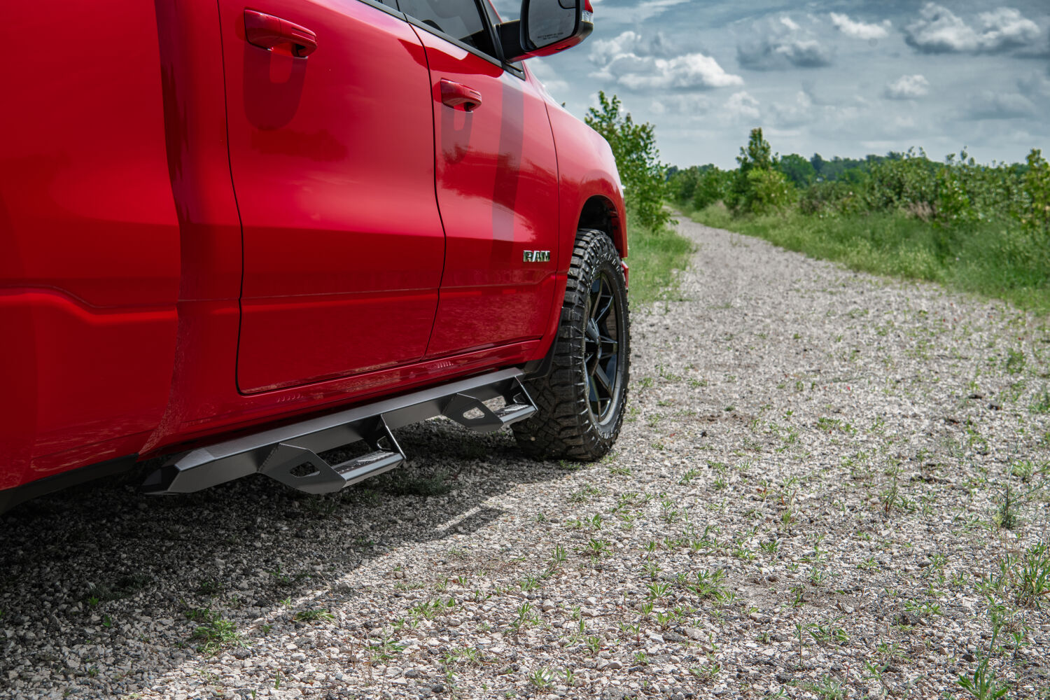Predator Pro Cab Length (2 Steps per Side) 2015.5-2018 (2019-2024 Classic) Ram 1500 Crew Cab Textured Black NFab