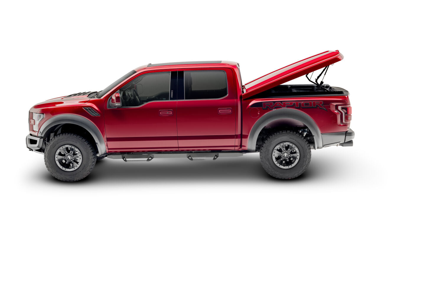 Predator Pro Cab Length (2 Steps per Side) 2015-2025 Ford F-150/17-25 Raptor/22-25 Lightning SuperCrew Textured Black NFab