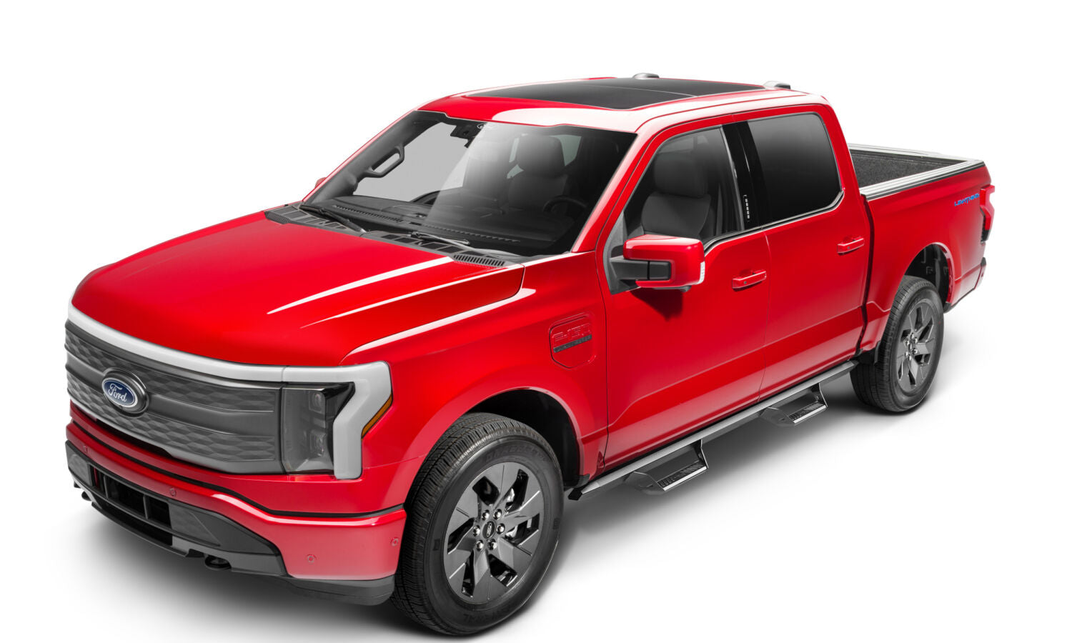 Predator Pro Cab Length (2 Steps per Side) 2015-2025 Ford F-150/17-25 Raptor/22-25 Lightning SuperCrew Textured Black NFab