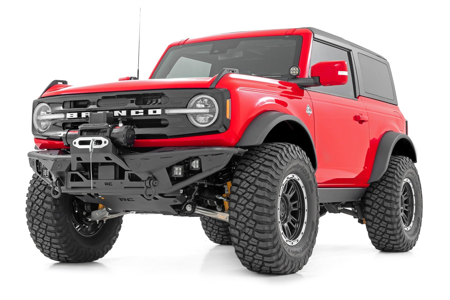 Power Running Boards Dual Electric Motor 2 Door Ford Bronco (2 Door) (21-25) Rough Country