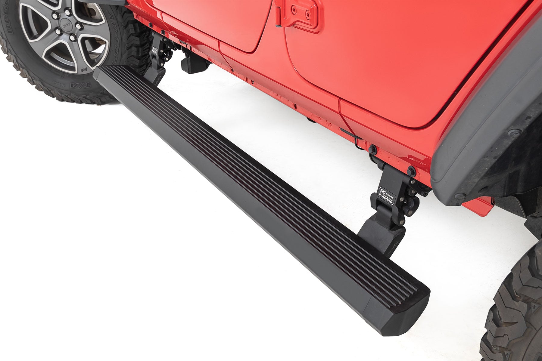 Power Running Boards Dual Electric Motor 4 Door Jeep Wrangler JL (2018-2026) Rough Country