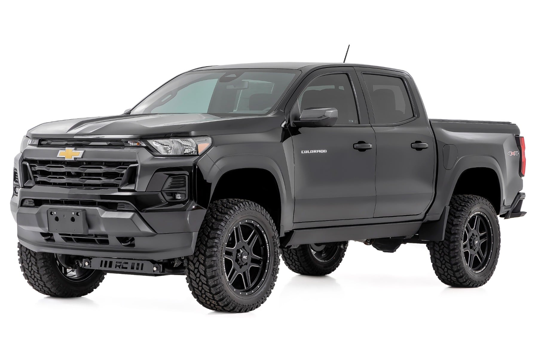 Power Running Boards Dual Electric Motor Crew Cab Chevy/GMC Canyon/Colorado (15-26) Rough Country