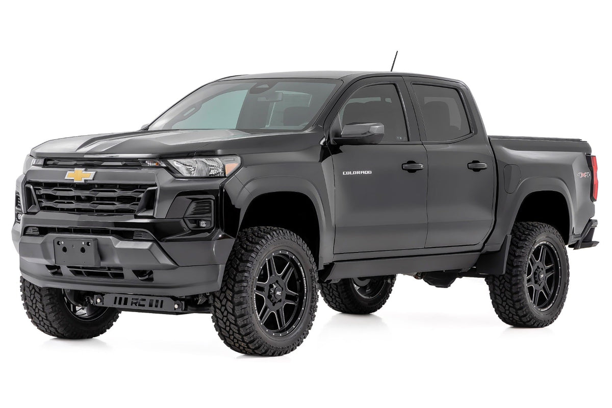 Power Running Boards Dual Electric Motor Crew Cab Chevy/GMC Canyon/Colorado (15-26) Rough Country