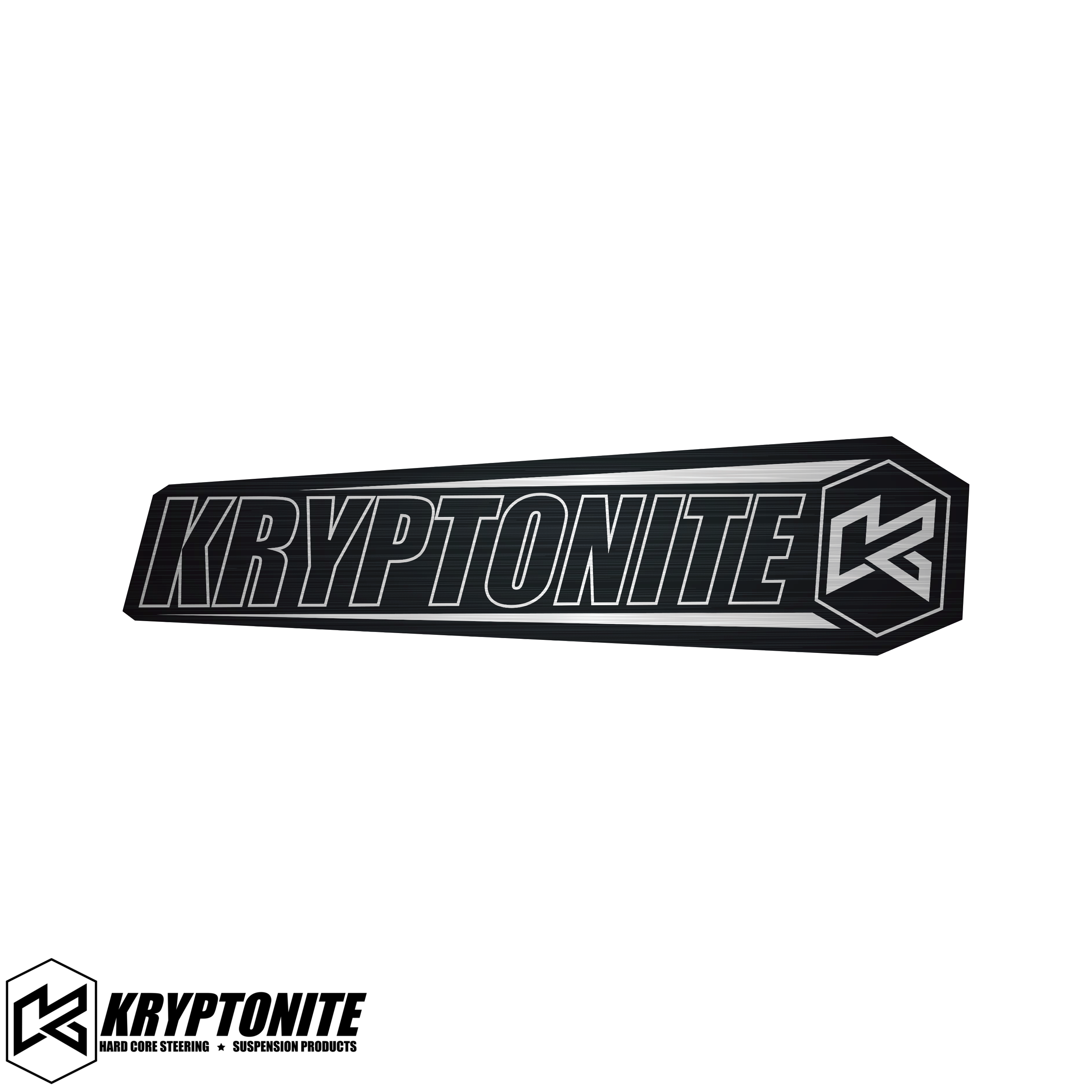 KRYPTONITE FORD RADIUS ARM LOGO PLATE 2005-2024