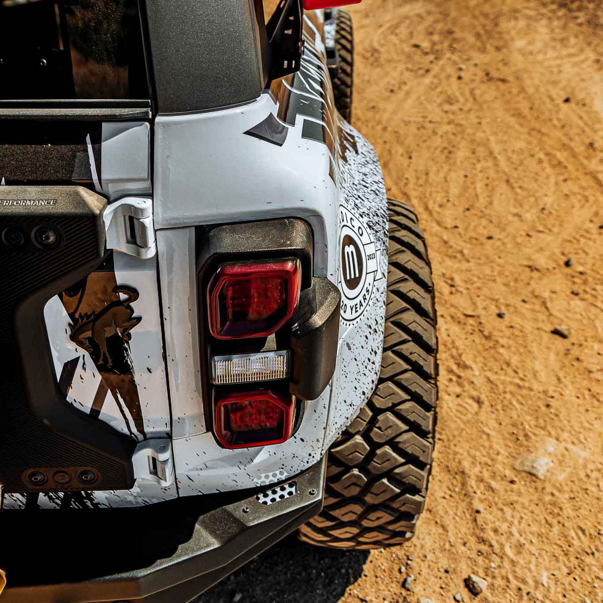 2022-2025 Ford Bronco Raptor rear quarter kit showcasing rugged design and durable construction for off-road performance.