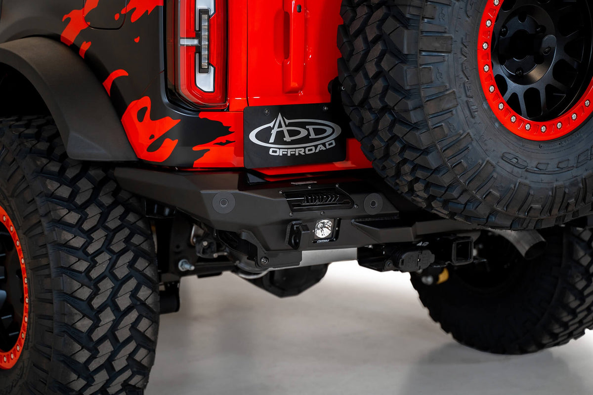 2021-2025 Ford Bronco Stealth Fighter Rear Bumper Addictive Desert Designs