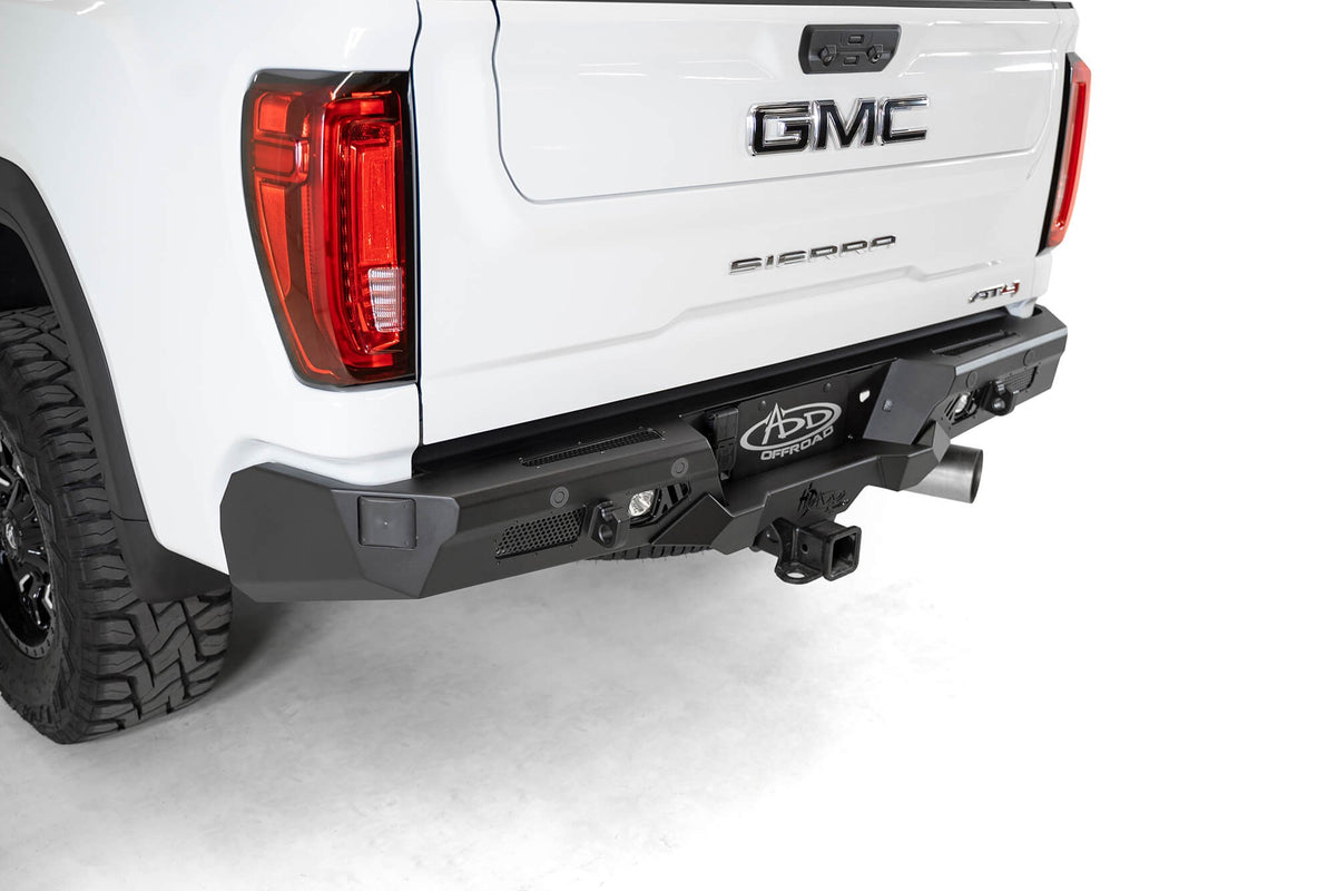 2020-2023 GMC Sierra 2500 3500, 2020-2023 Chevrolet Silverado 2500/3500 Bomber HD Rear Bumper Addictive Desert Designs