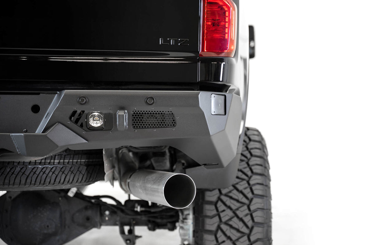 2020-2023 GMC Sierra 2500 3500, 2020-2023 Chevrolet Silverado 2500/3500 Bomber HD Rear Bumper Addictive Desert Designs