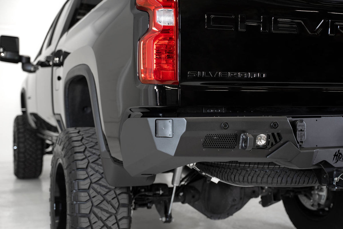 2020-2023 GMC Sierra 2500 3500, 2020-2023 Chevrolet Silverado 2500/3500 Bomber HD Rear Bumper Addictive Desert Designs