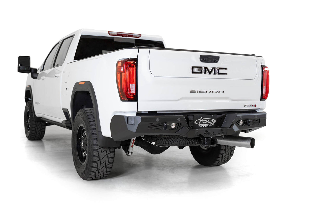 2020-2023 GMC Sierra 2500 3500, 2020-2023 Chevrolet Silverado 2500/3500 Bomber HD Rear Bumper Addictive Desert Designs