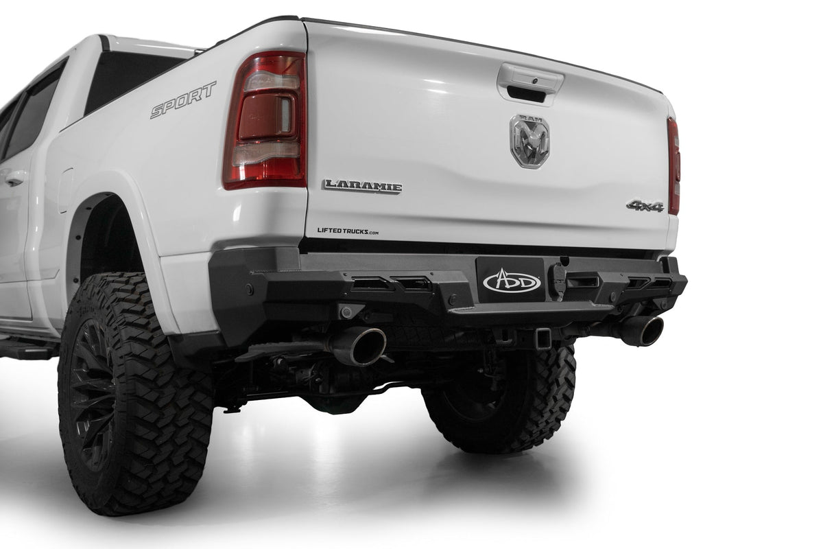 2019-2024 RAM 1500 non-Rebal Black Label Rear Bumper Addictive Desert Designs