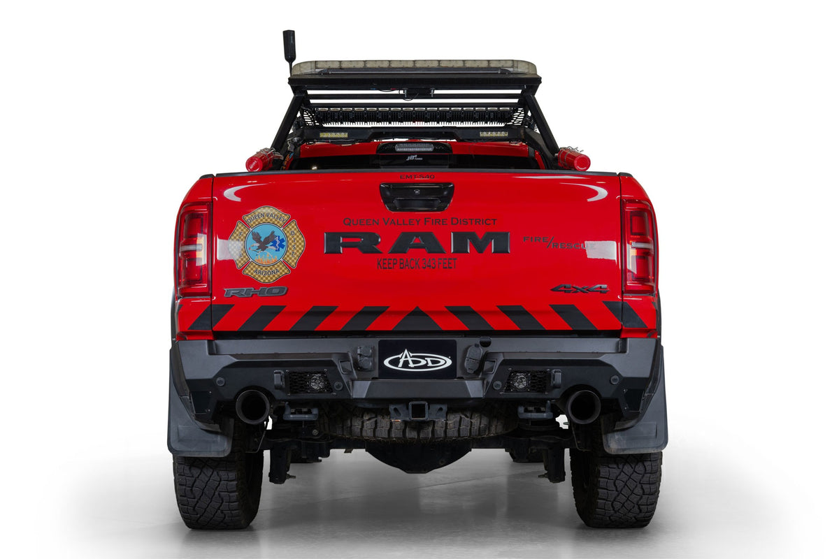 2025 Ram RHO Stealth Fighter Rear Bumper Addictive Desert Designs