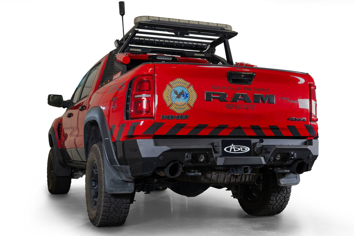 2025 Ram RHO Stealth Fighter Rear Bumper Addictive Desert Designs