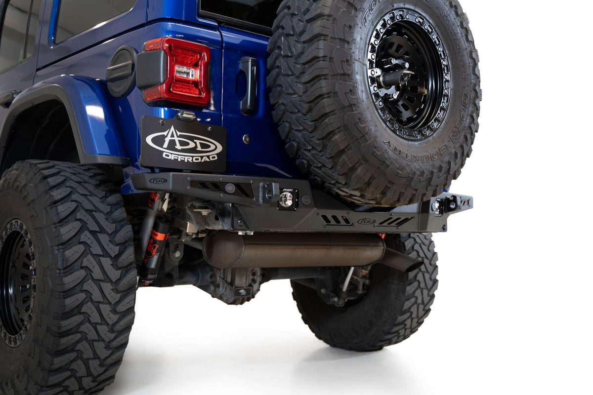 2018 -2025 Jeep JL JLU Wrangler Stealth Fighter Rear Bumper Addictive Desert Designs