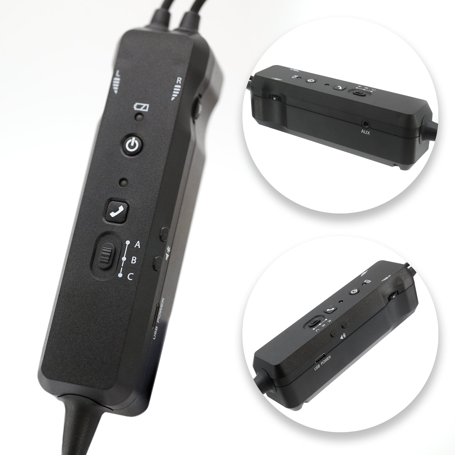 Rugged Air RA980 Bluetooth Cell Phone ANR General Aviation Pilot Headset
