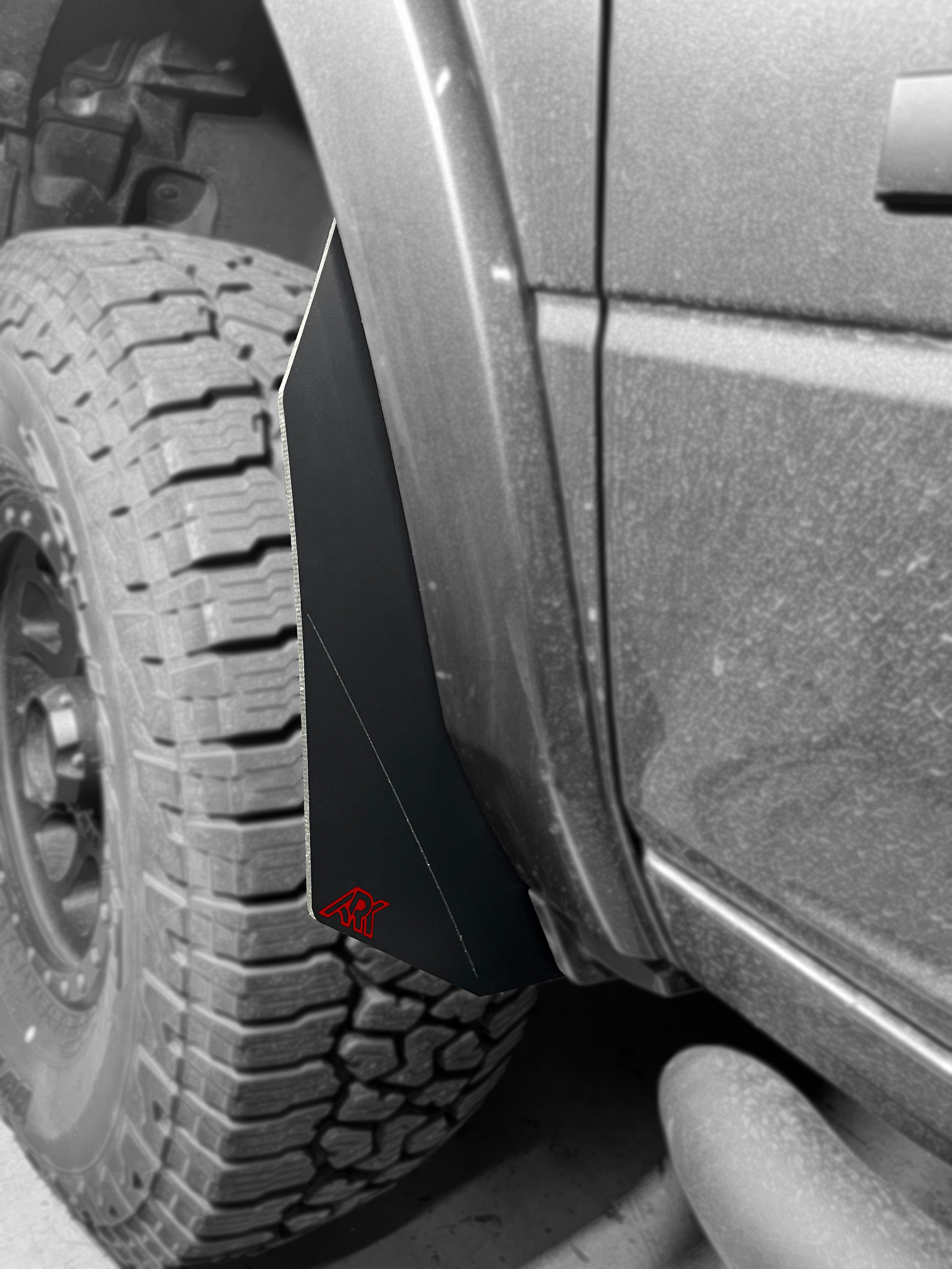 TriXpoly Micro Splash Guards for 2009-2024 Dodge RAM, designed for optimal protection and fit on offroad vehicles.