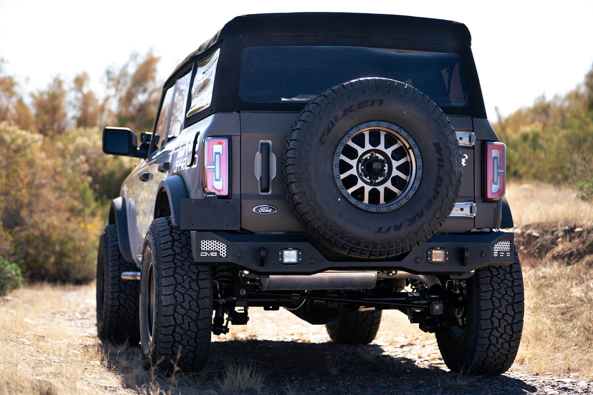 2021 2024 Ford Bronco Mto Series Rear Bumper DV8 Offroad