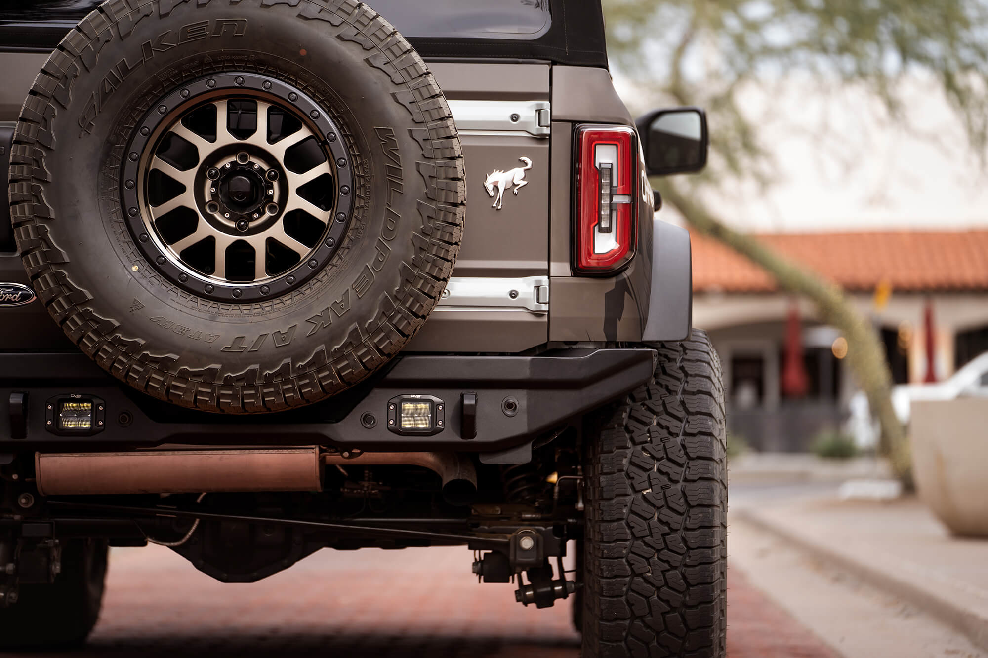 2021 2024 Ford Bronco Fs 15 Series Rear Bumper DV8 Offroad
