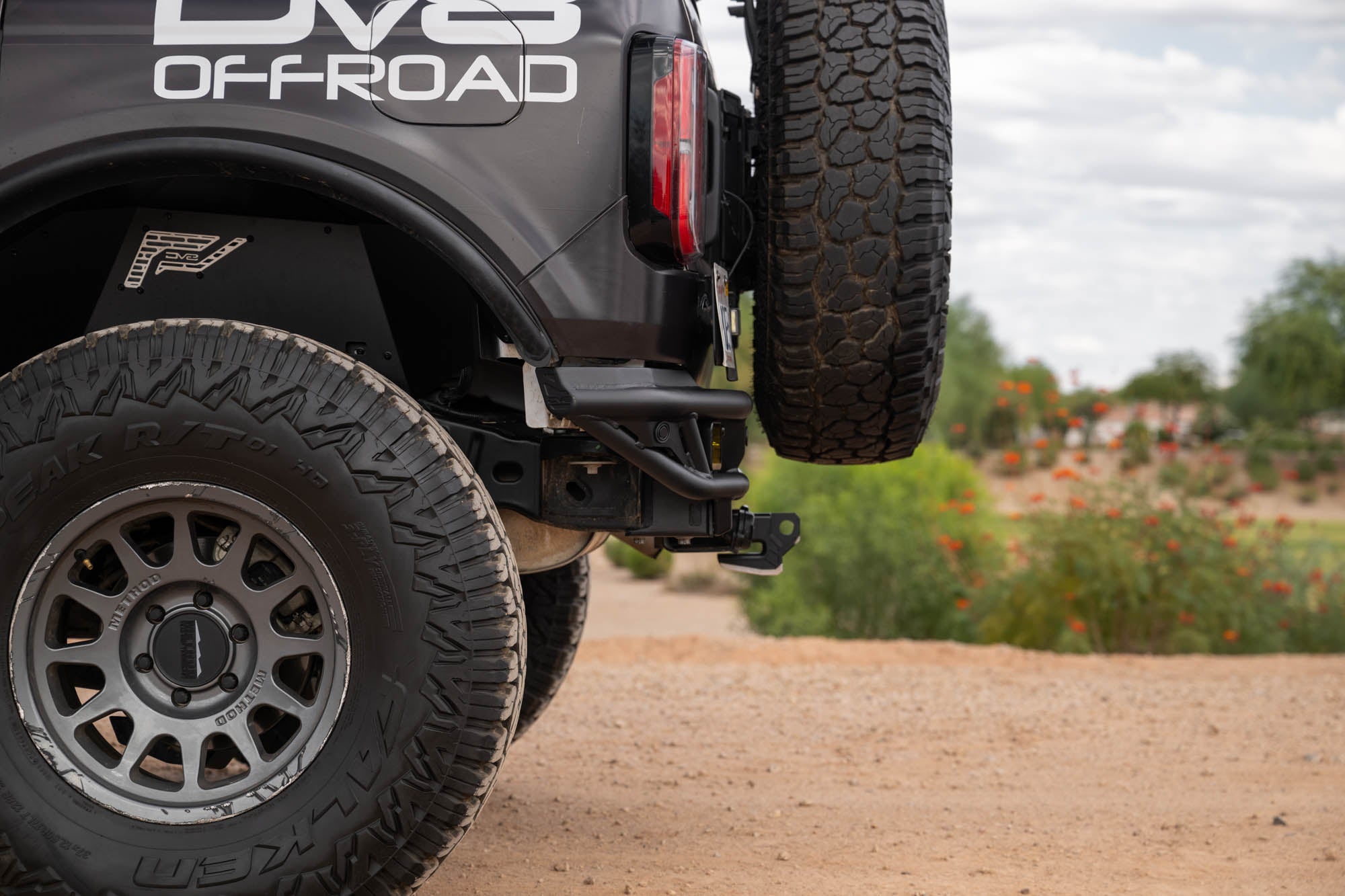 2021 2025 Ford Bronco Rear Tube Bumper DV8 Offroad