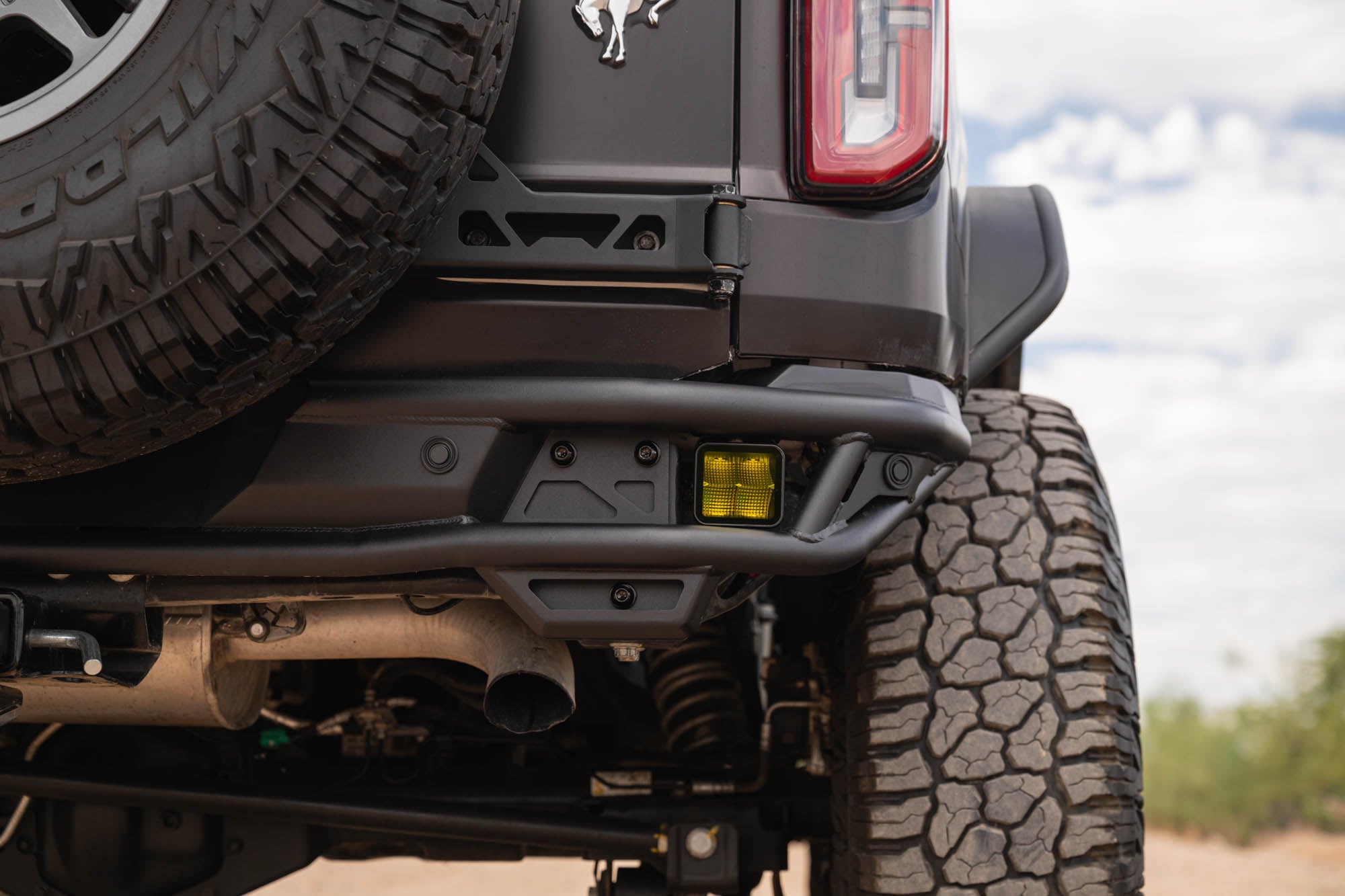 2021 2025 Ford Bronco Rear Tube Bumper DV8 Offroad