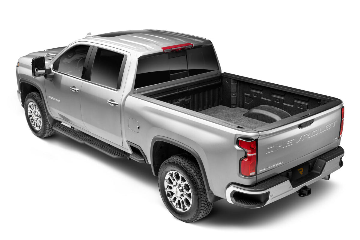 Growler Sport Running Boards Cab Length 2019 (New Body Style)-2026 Chevy Silverado/GMC Sierra 1500/2020-2026 GM2500 HD/3500 HD Crew Cab Textured Black N Fab