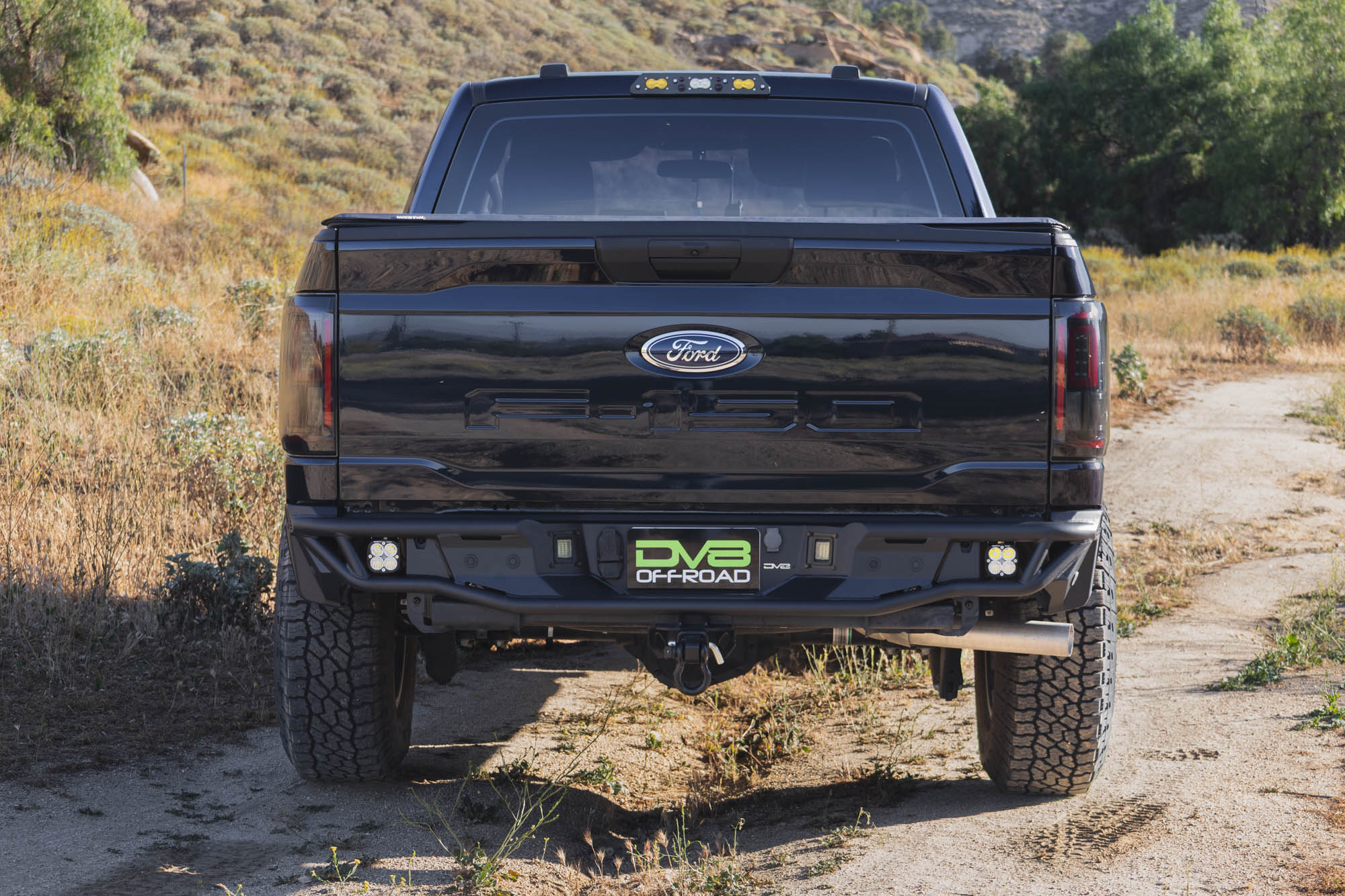 2021 2026 Ford F 150 Tube Rear Bumper DV8 Offroad