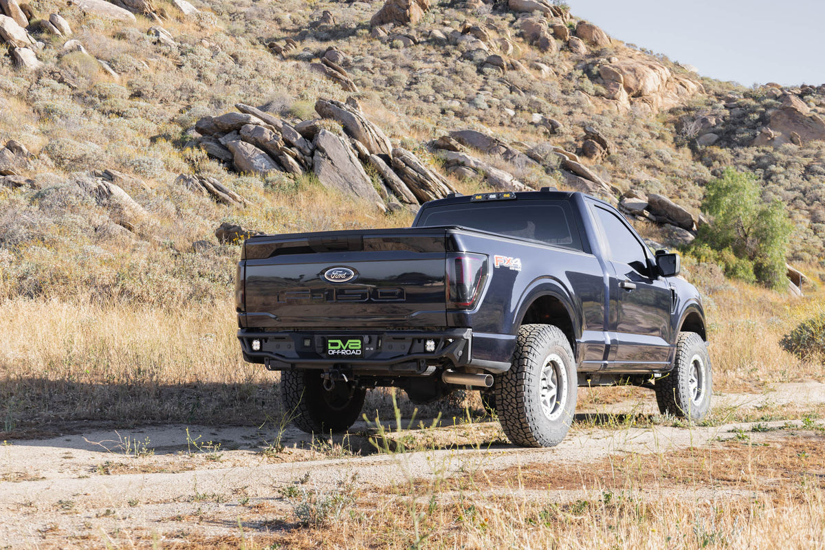 2021 2026 Ford F 150 Tube Rear Bumper DV8 Offroad