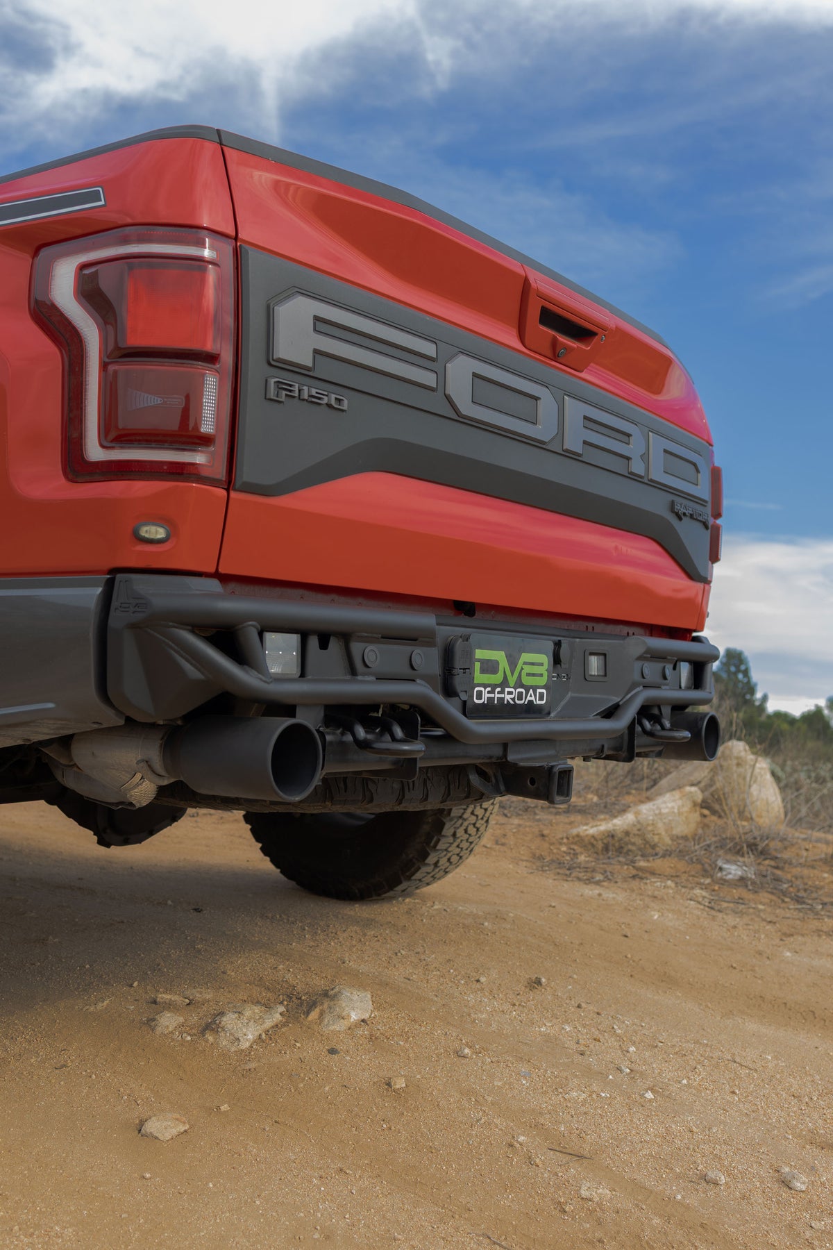 2017 2020 Ford F 150 Raptor Tube Rear Bumper DV8 Offroad