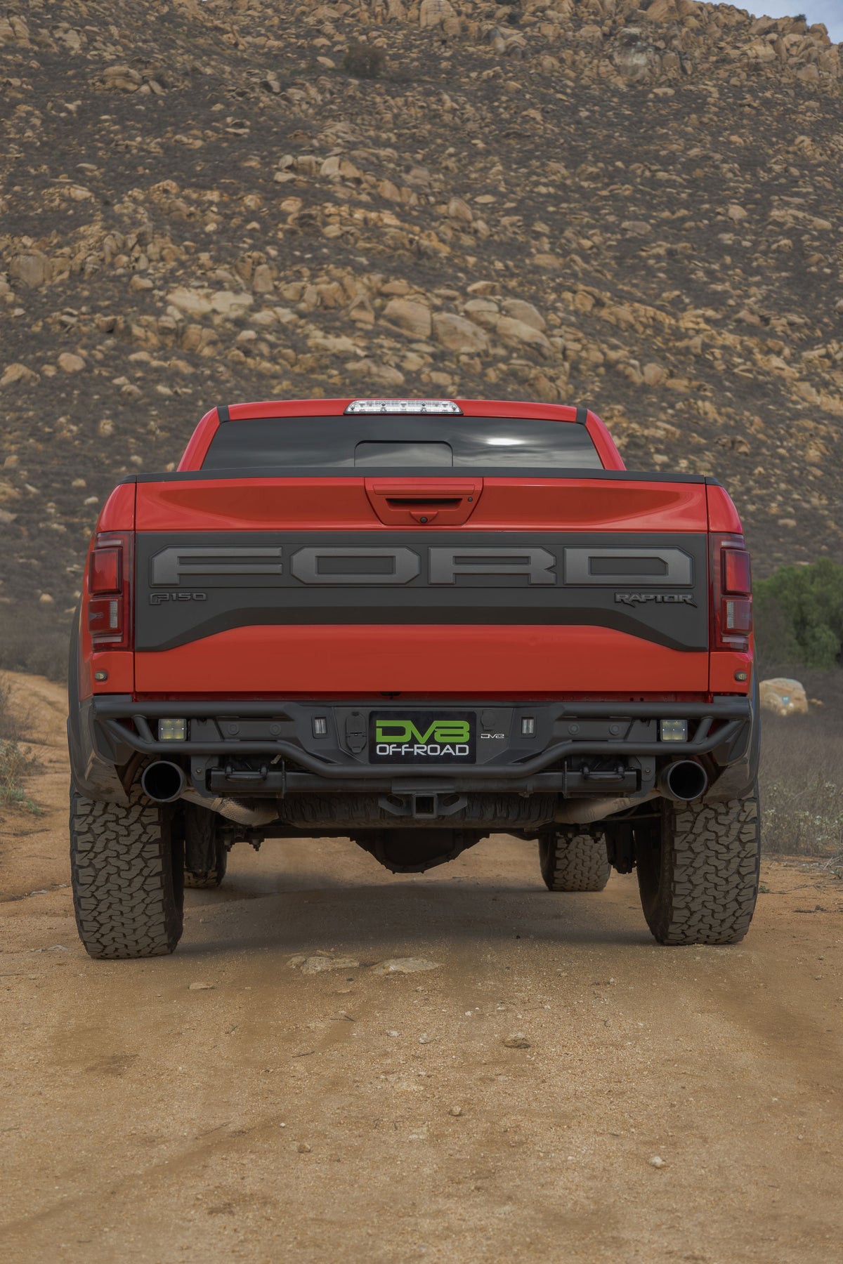 2017 2020 Ford F 150 Raptor Tube Rear Bumper DV8 Offroad
