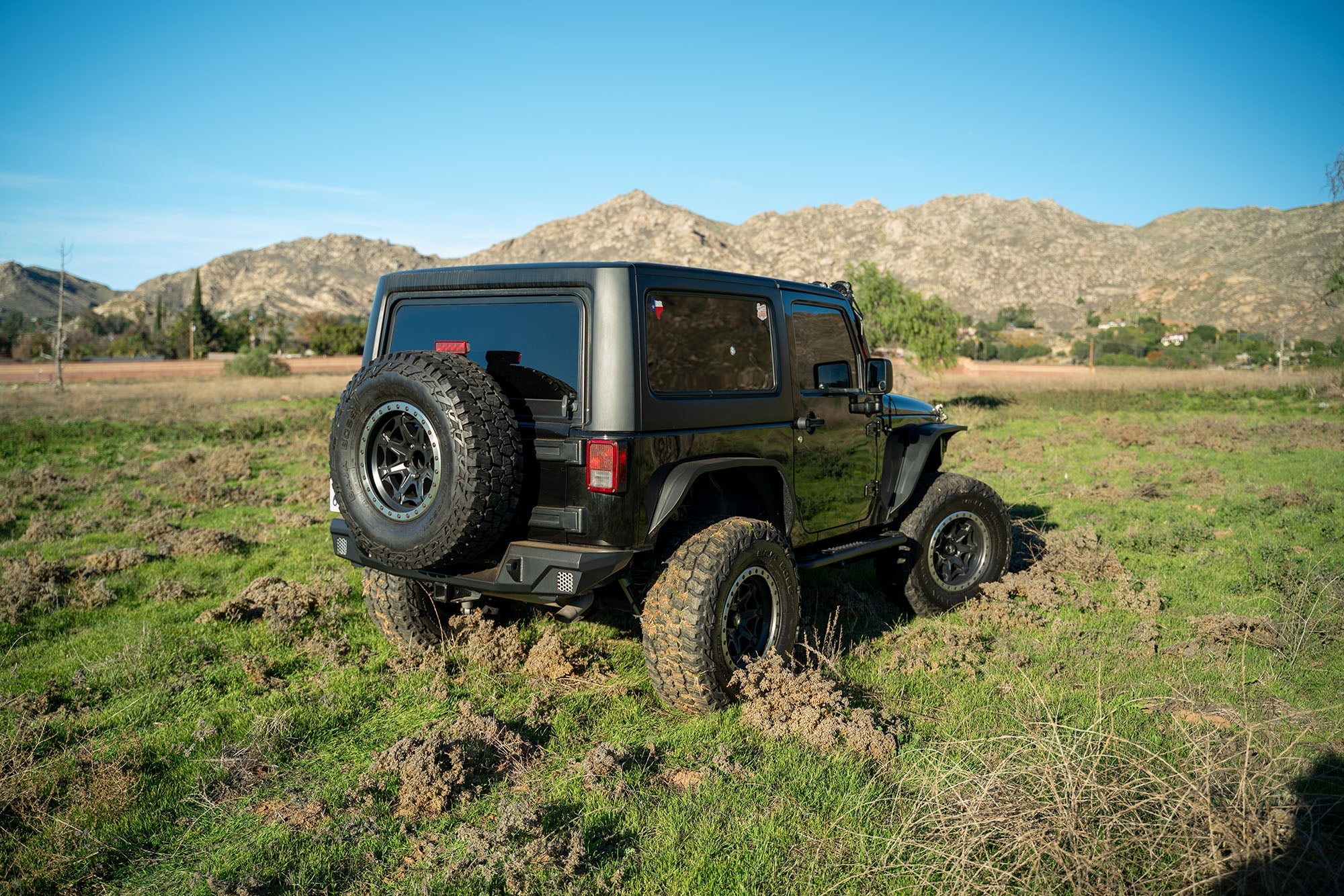 2007 2018 Jeep Wrangler JK JKU Fs 7 Series Rear Bumper DV8 Offroad