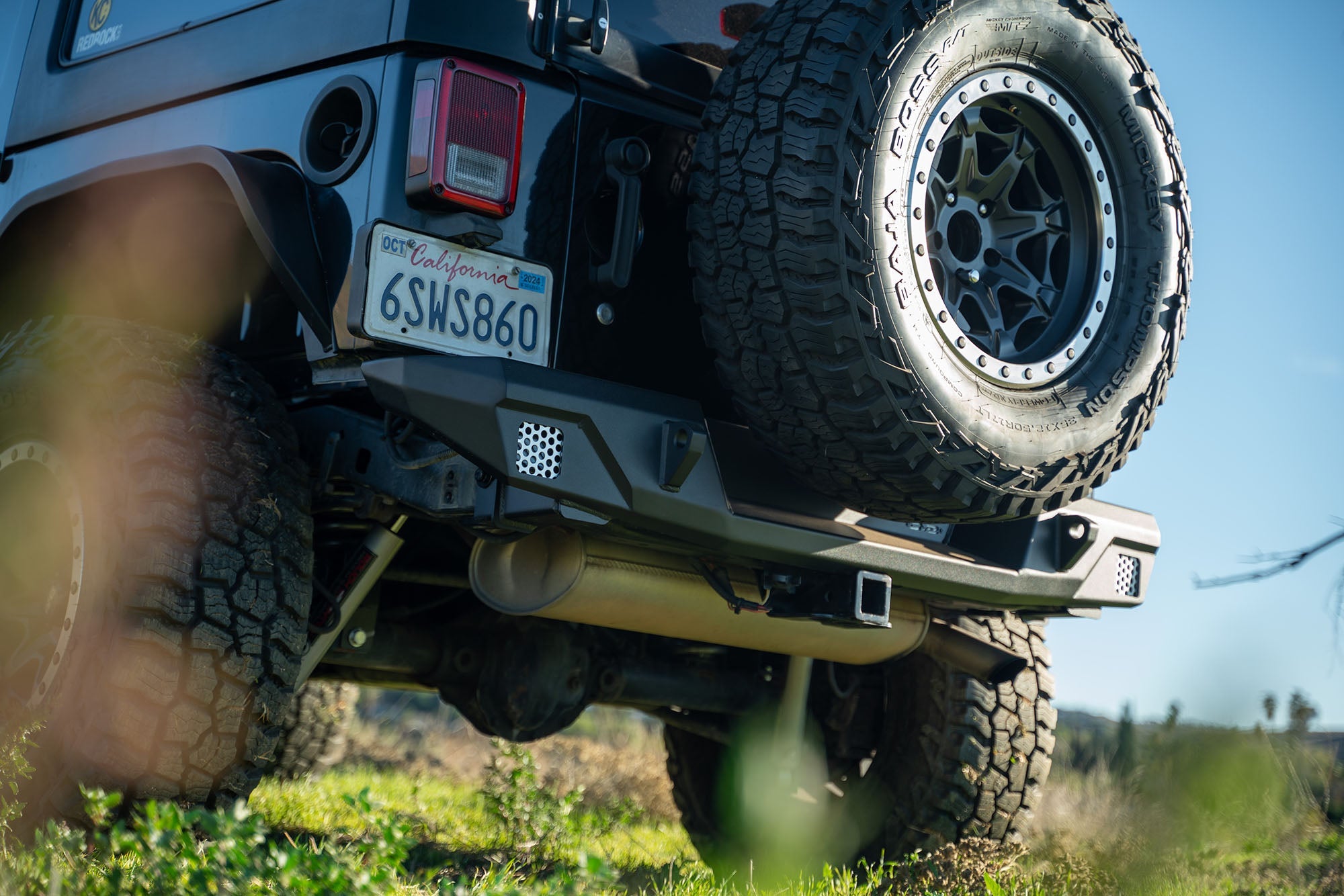 2007 2018 Jeep Wrangler JK JKU Fs 7 Series Rear Bumper DV8 Offroad