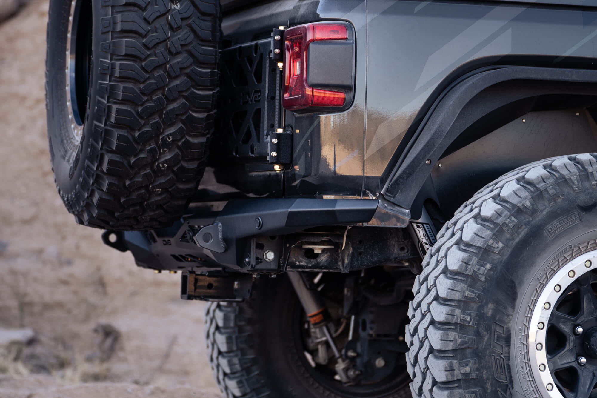 2018 2025 Jeep Wrangler JL JLU Spec Series Rear Bumper DV8 Offroad