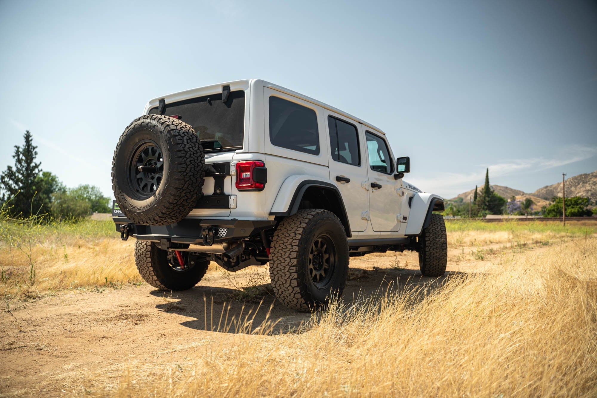 2018 2025 Jeep Wrangler JL JLU Mto Series Rear Bumper W/ Optional Tire Carrier DV8 Offroad