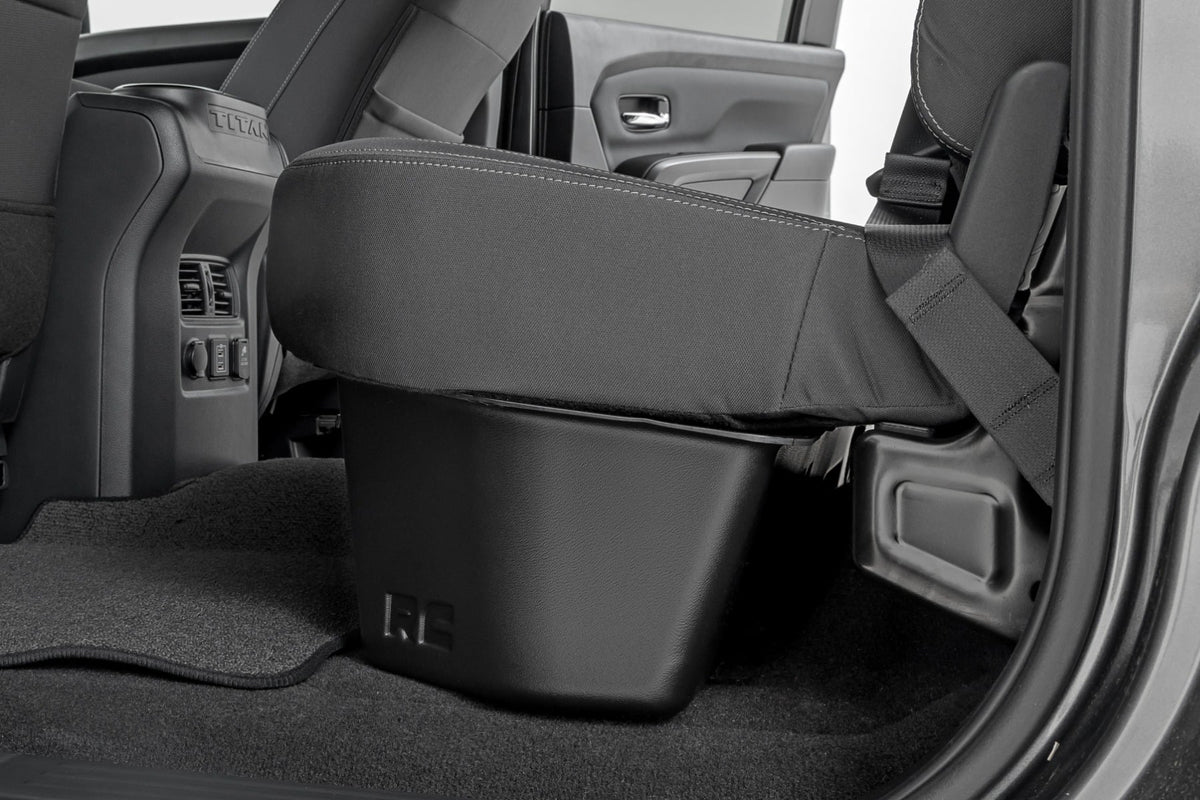 Under Seat Storage Crew Cab Nissan Titan 2WD/4WD (2004-2024) Rough Country