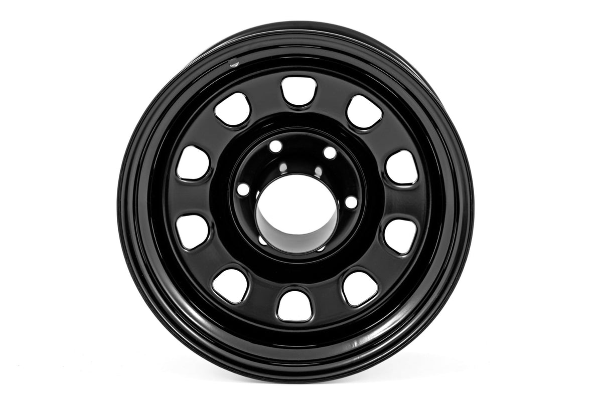 Steel Wheel Black 15x10 Rough Country