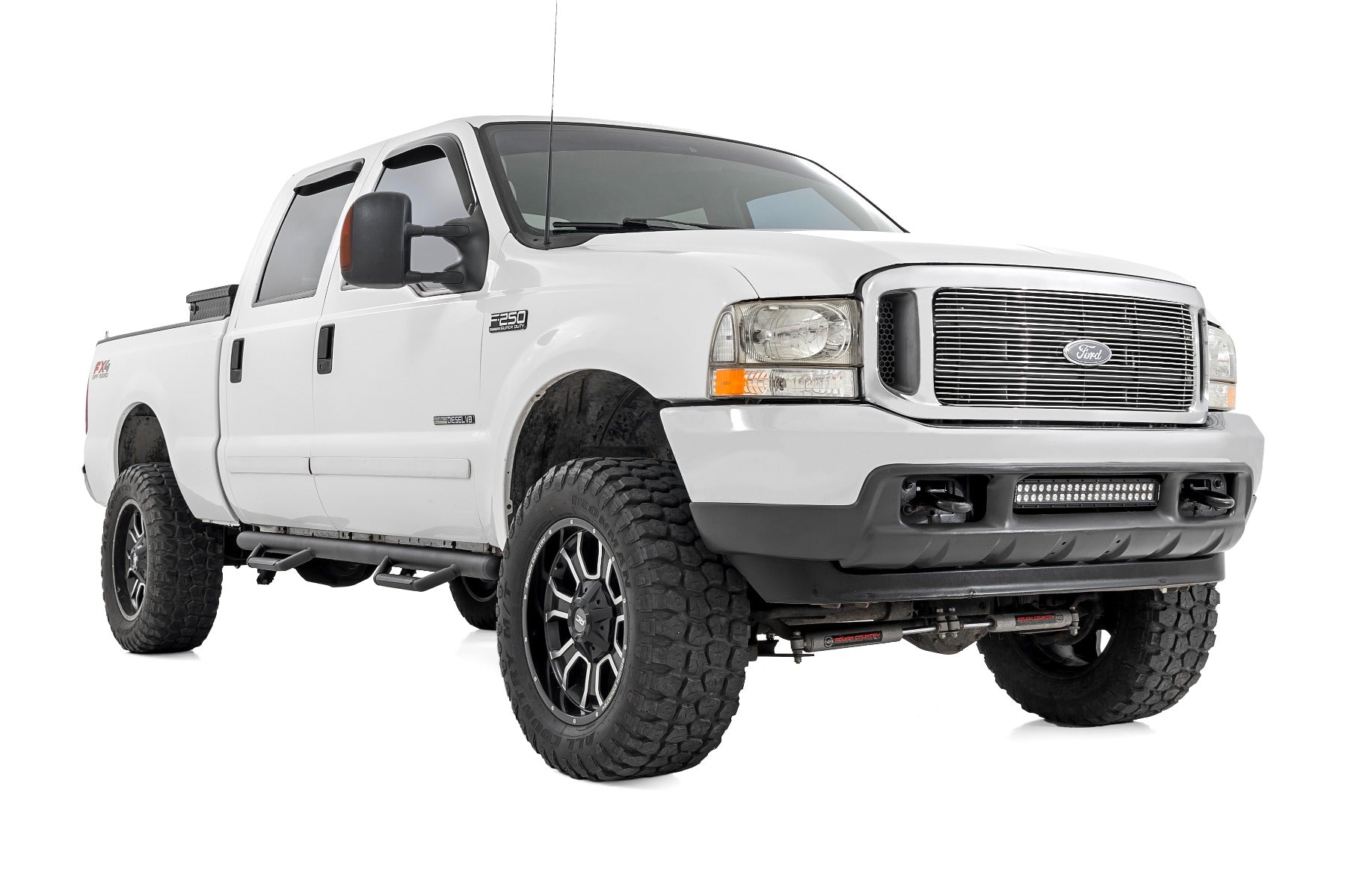 Nerf Steps Cab Length Crew Cab Ford F-250/F-350 Super Duty (99-16) Rough Country