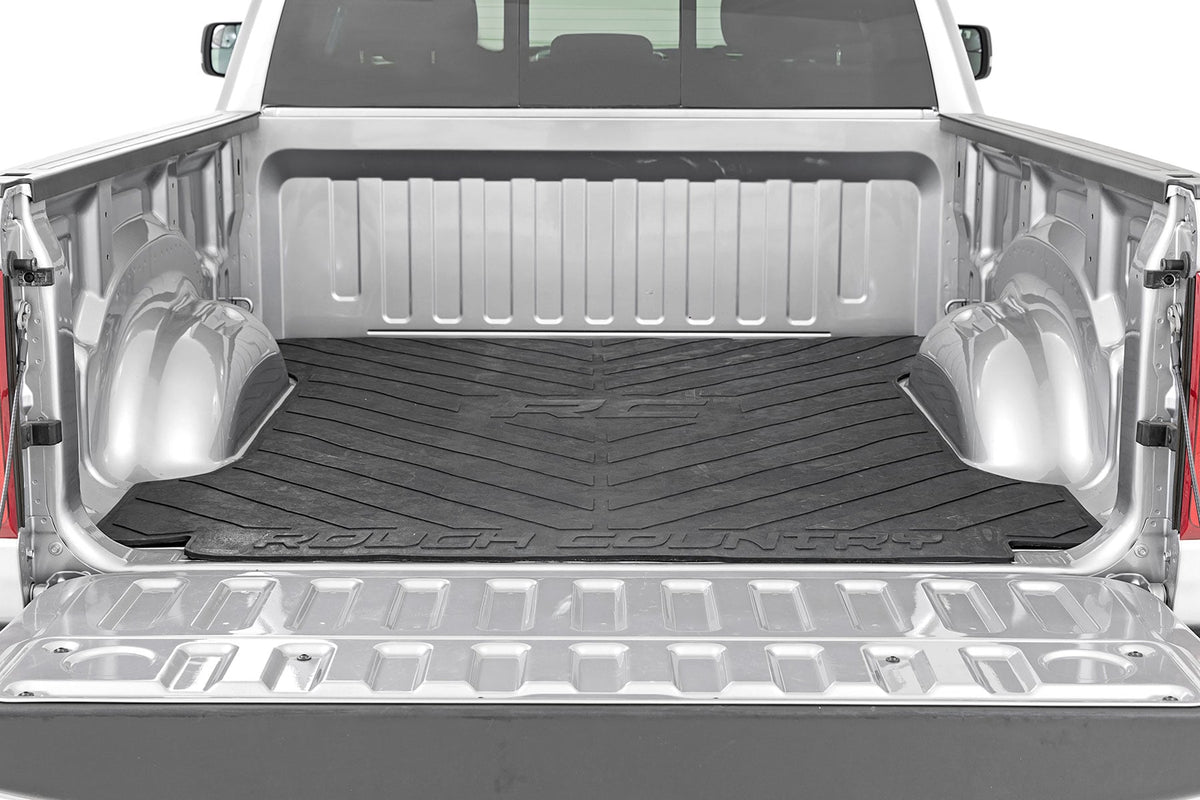 Bed Mat 6 Foot 4 Inch Bed RC Logo Ram 1500 (19-26)/1500 TRX (21-24) Rough Country