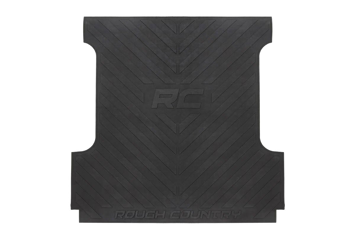 Bed Mat 5 Foot 7 Inch Bed RC Logo Ram 1500 (19-26)/1500 TRX (21-24) Rough Country