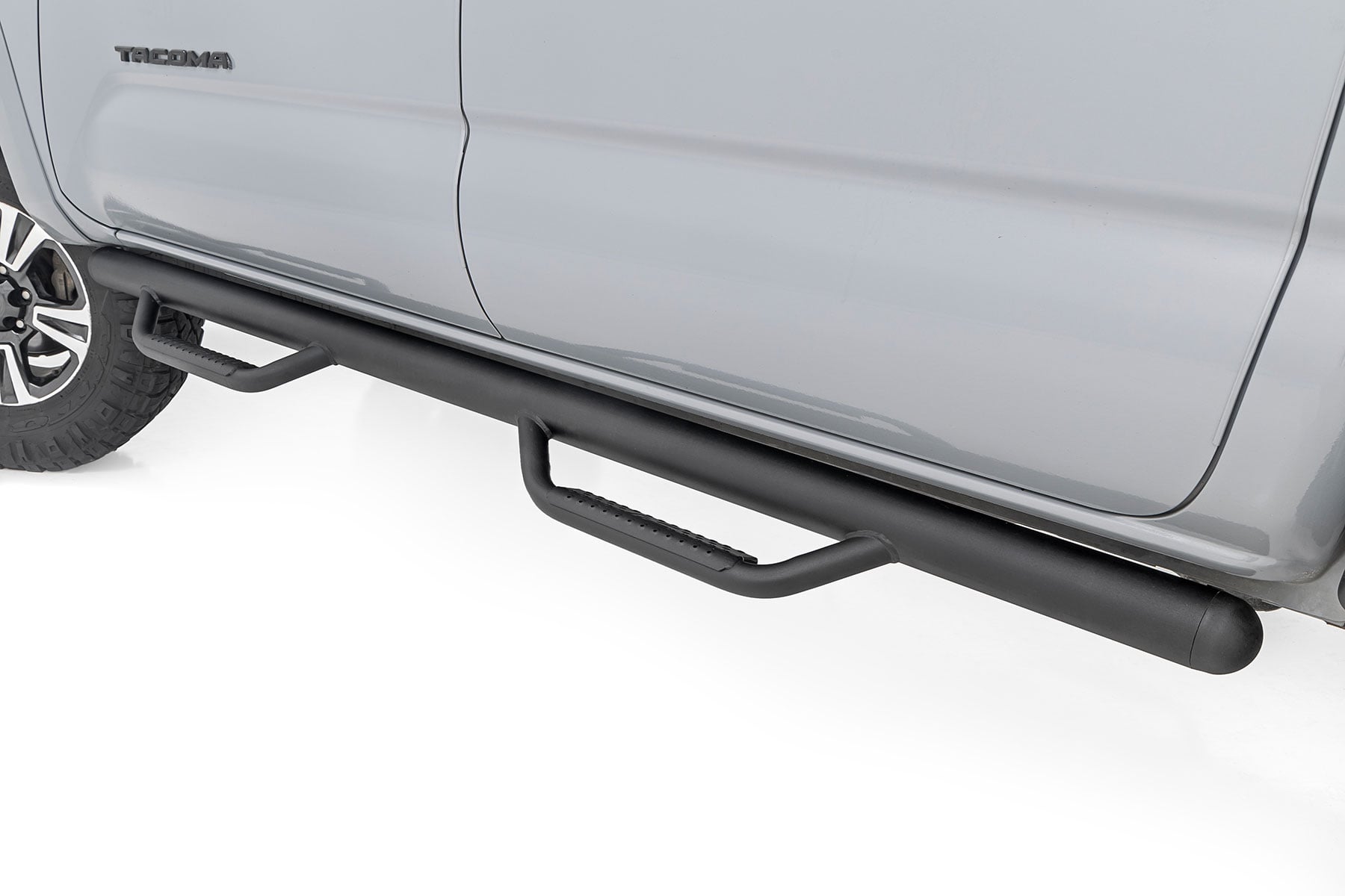 Nerf Steps Cab Length Crew Cab 5 Foot Bed Toyota Tacoma 2WD/4WD (05-23) Rough Country