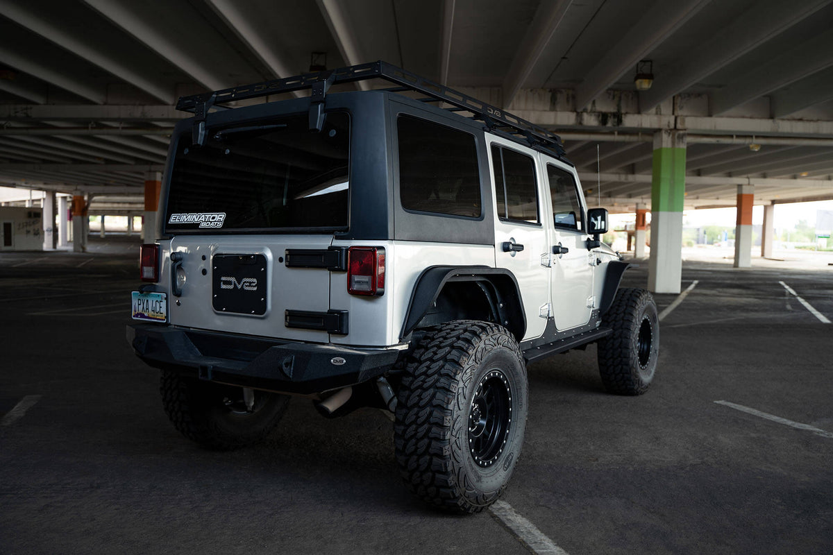 2007 2018 Jeep Wrangler JKU 4 Door Full Length Roof Rack DV8 Offroad