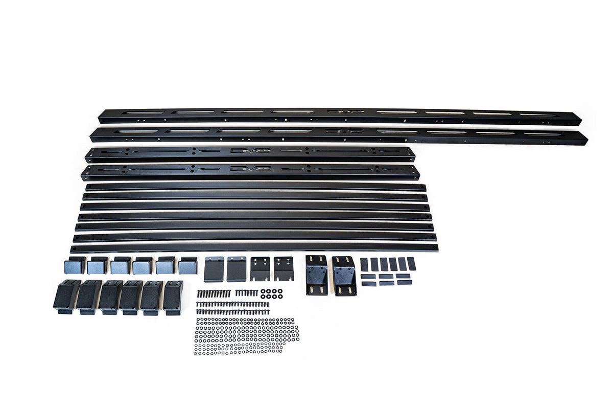 2007 2018 Jeep Wrangler JKU 4 Door Full Length Roof Rack DV8 Offroad