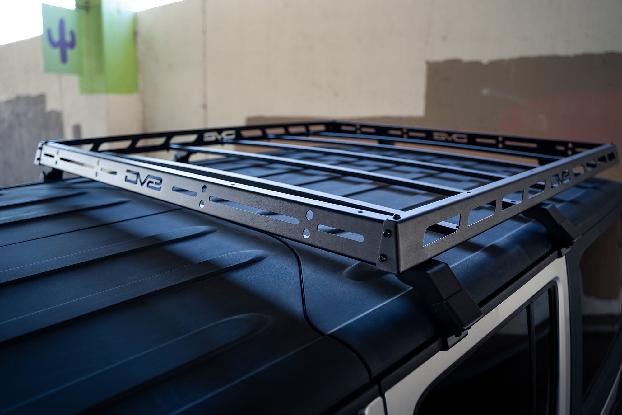 2007 2018 Jeep Wrangler JKU 4 Door Short Roof Rack DV8 Offroad
