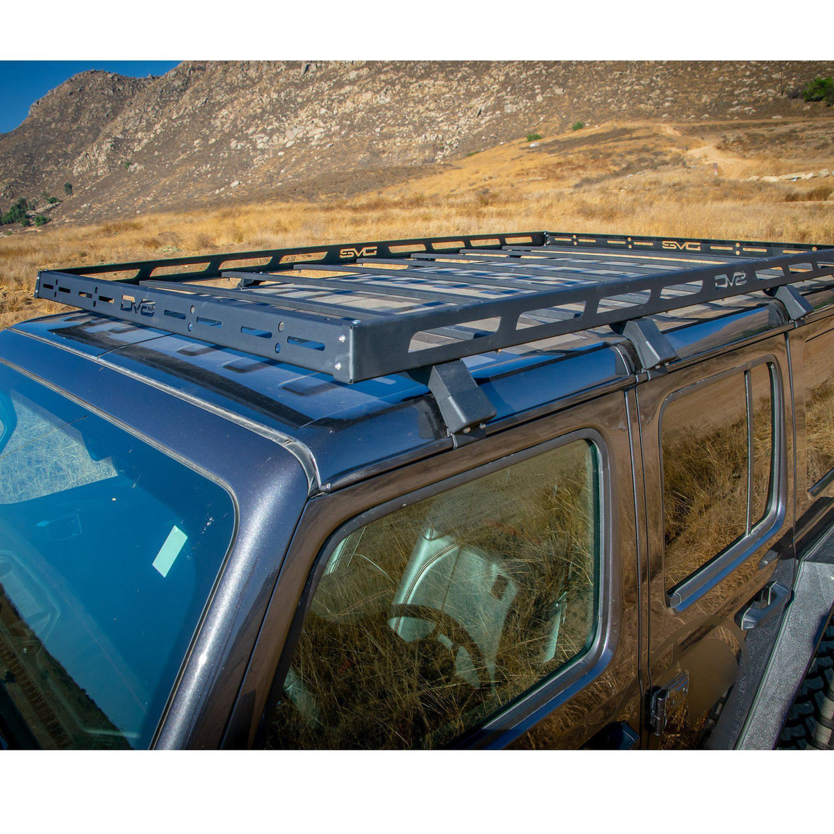 2018 2025 Jeep Wrangler 4 Door Roof Rack DV8 Offroad