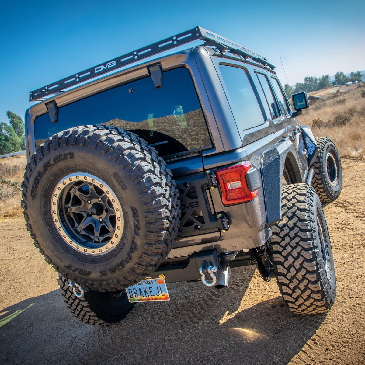 2018 2025 Jeep Wrangler 4 Door Roof Rack DV8 Offroad